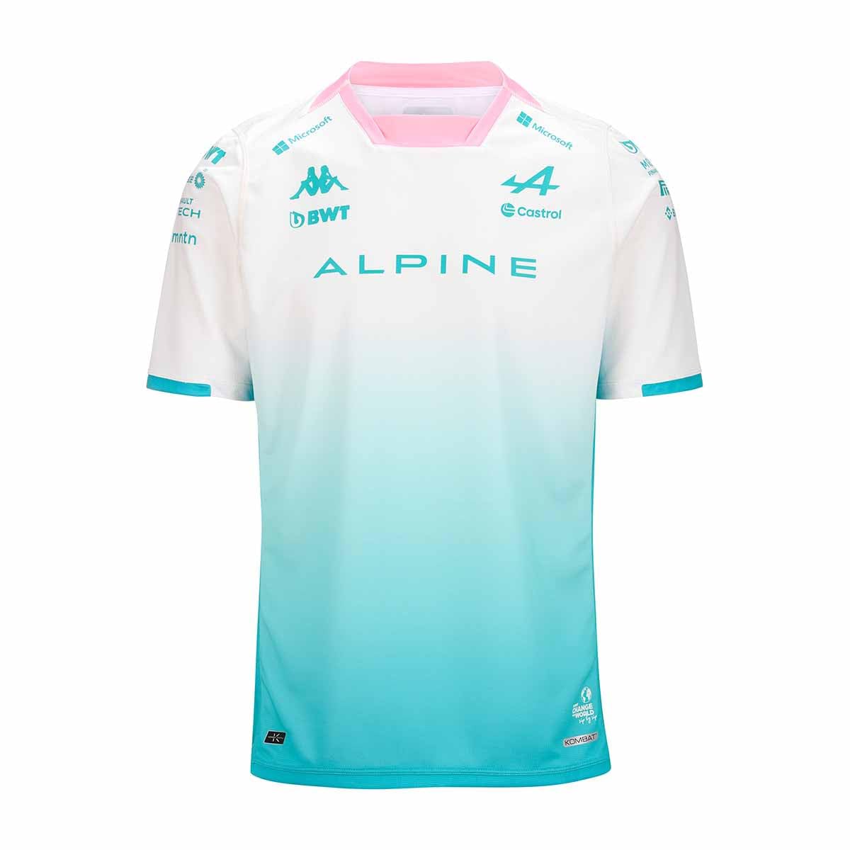 Kappa - Kombat Miami Ocon BWT Alpine F1 Team Jersey 2024 for Men
